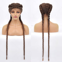Braided Lace Front Synthetic Wig for Women - Image 11