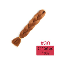 24 Inches Jumbo Braid Synthetic Braiding Hair Ombre Jumbo Hair Extension For Women DIY Hair Braids