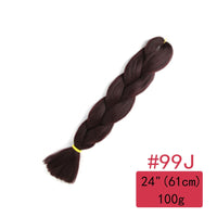 24 Inches Jumbo Braid Synthetic Braiding Hair Ombre Jumbo Hair Extension For Women DIY Hair Braids