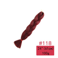 24 Inches Jumbo Braid Synthetic Braiding Hair Ombre Jumbo Hair Extension For Women DIY Hair Braids