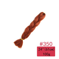 24 Inches Jumbo Braid Synthetic Braiding Hair Ombre Jumbo Hair Extension For Women DIY Hair Braids