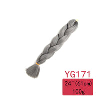 24 Inches Jumbo Braid Synthetic Braiding Hair Ombre Jumbo Hair Extension For Women DIY Hair Braids