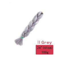 24 Inches Jumbo Braid Synthetic Braiding Hair Ombre Jumbo Hair Extension For Women DIY Hair Braids