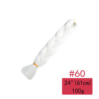 24 Inches Jumbo Braid Synthetic Braiding Hair Ombre Jumbo Hair Extension For Women DIY Hair Braids