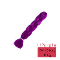 24 Inches Jumbo Braid Synthetic Braiding Hair Ombre Jumbo Hair Extension For Women DIY Hair Braids