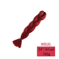 24 Inches Jumbo Braid Synthetic Braiding Hair Ombre Jumbo Hair Extension For Women DIY Hair Braids