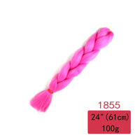 24 Inches Jumbo Braid Synthetic Braiding Hair Ombre Jumbo Hair Extension For Women DIY Hair Braids