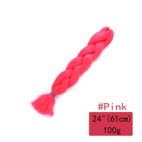 24 Inches Jumbo Braid Synthetic Braiding Hair Ombre Jumbo Hair Extension For Women DIY Hair Braids