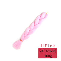 24 Inches Jumbo Braid Synthetic Braiding Hair Ombre Jumbo Hair Extension For Women DIY Hair Braids