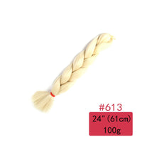 24 Inches Jumbo Braid Synthetic Braiding Hair Ombre Jumbo Hair Extension For Women DIY Hair Braids