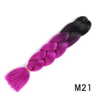 24 Inches Jumbo Braid Synthetic Braiding Hair Ombre Jumbo Hair Extension For Women DIY Hair Braids