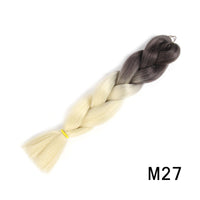 24 Inches Jumbo Braid Synthetic Braiding Hair Ombre Jumbo Hair Extension For Women DIY Hair Braids