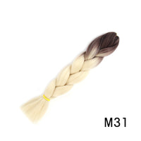 24 Inches Jumbo Braid Synthetic Braiding Hair Ombre Jumbo Hair Extension For Women DIY Hair Braids