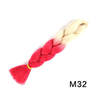 24 Inches Jumbo Braid Synthetic Braiding Hair Ombre Jumbo Hair Extension For Women DIY Hair Braids