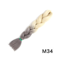 24 Inches Jumbo Braid Synthetic Braiding Hair Ombre Jumbo Hair Extension For Women DIY Hair Braids
