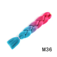 24 Inches Jumbo Braid Synthetic Braiding Hair Ombre Jumbo Hair Extension For Women DIY Hair Braids