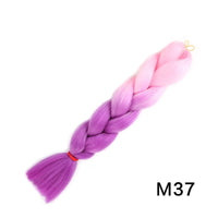 24 Inches Jumbo Braid Synthetic Braiding Hair Ombre Jumbo Hair Extension For Women DIY Hair Braids