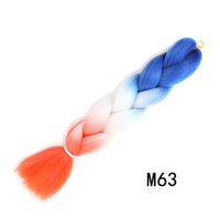 24 Inches Jumbo Braid Synthetic Braiding Hair Ombre Jumbo Hair Extension For Women DIY Hair Braids