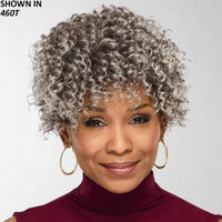 Hot Sale 🔥African American On-Trend Short Gray Wig With Rich, Bouncy Layers Of Tight Corkscrew Curls.