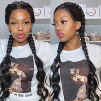 Braided Lace Front Synthetic Wig for Women - Image 1