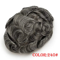 Toupee Human Hair Toupee for Men - Image 22