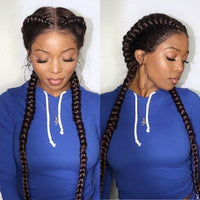 Braided Lace Front Synthetic Wig for Women - Image 2