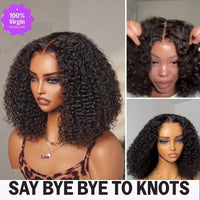 10" Wavy Bob HD Lace Human Hair Wig for Women - Image 2