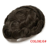 Toupee Human Hair Toupee for Men - Image 13