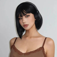 Black Straight Synthetic Wig for Women - Image 9