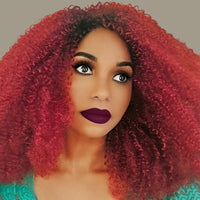Cristoli Big Afro Red Curly Hair Wig "NEPTUNE" for African American
