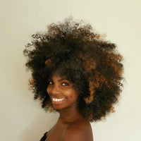 Multi-Color Curly Afro Synthetic Wig for Women - Image 4
