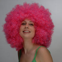 Pink Afro Synthetic Wig for Women - Image 1