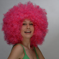 Pink Afro Synthetic Wig for Women - Image 5